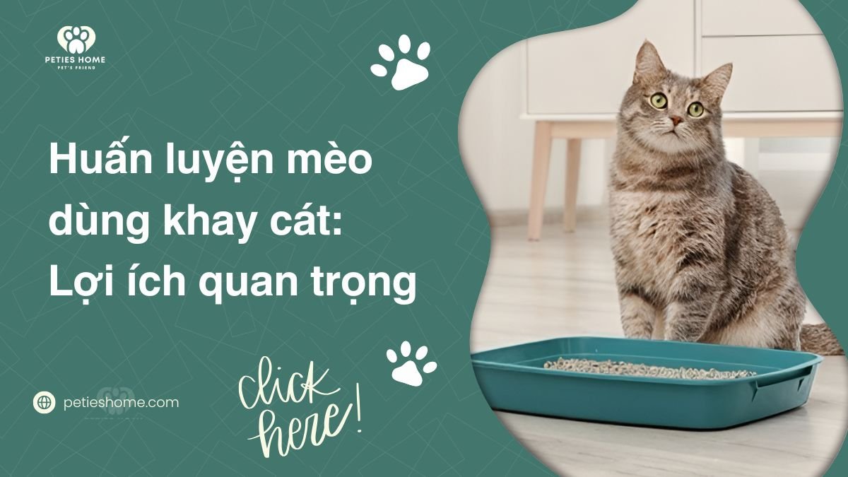 Huấn luyện mèo dùng khay cát: Lợi ích quan trọng